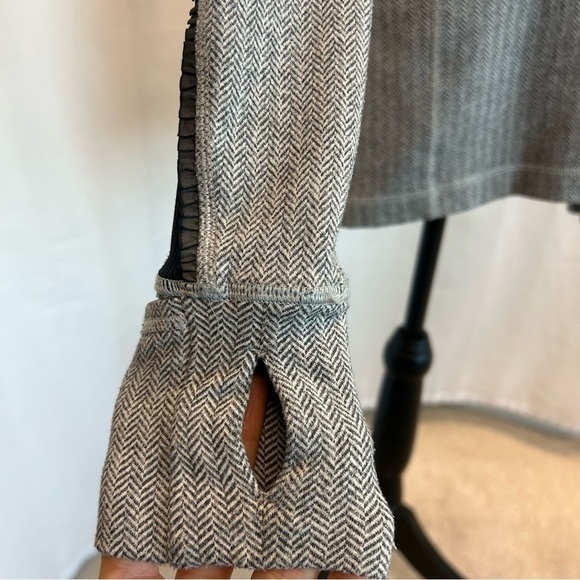 Lululemon Run Full tilt pull over ghost Heathered coal herringbone quarter zip 8 - Picture 7 of 15